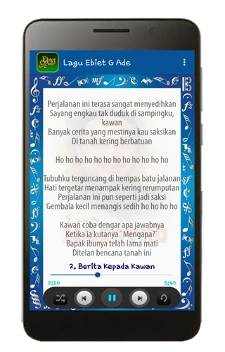 Lagu Ebiet G. Ade plus Lirik screenshot